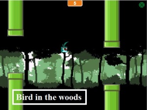 Bird in the woods